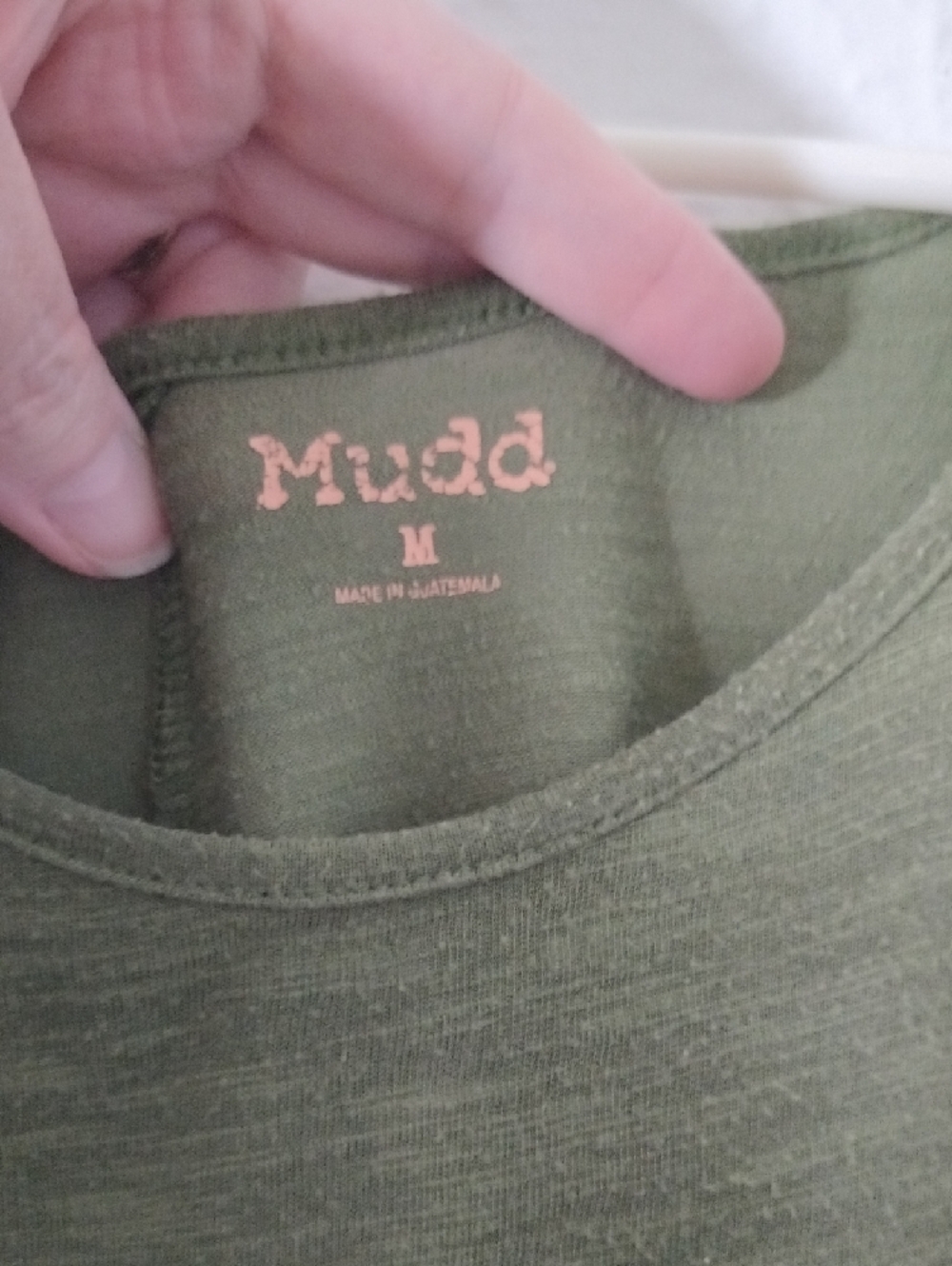 Mudd Olive Cold-Shoulder Top - Picture 2 of 10